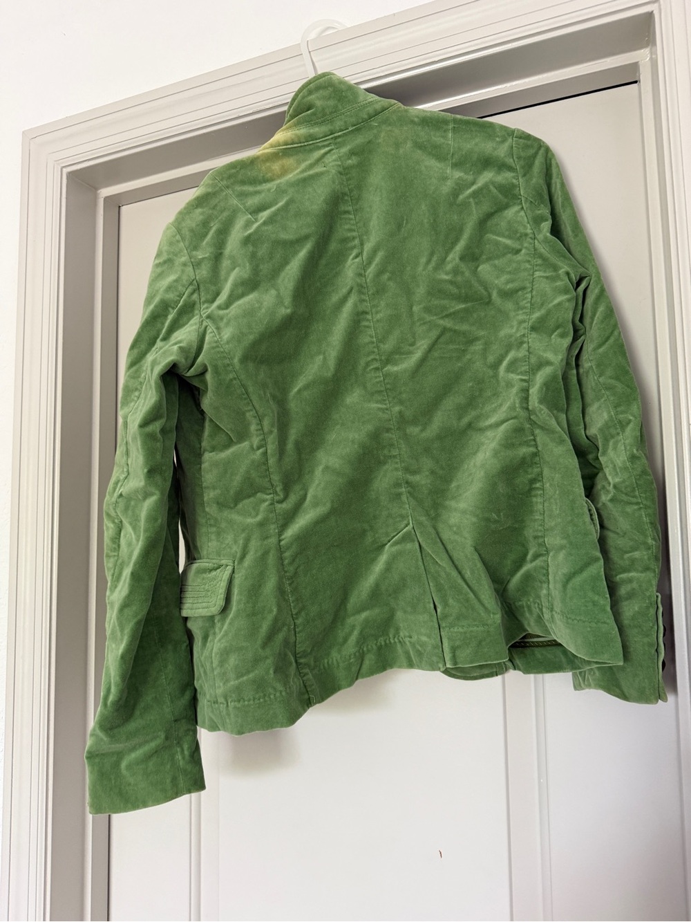 J. Crew Light Green Velvet Blazer - Picture 4 of 5